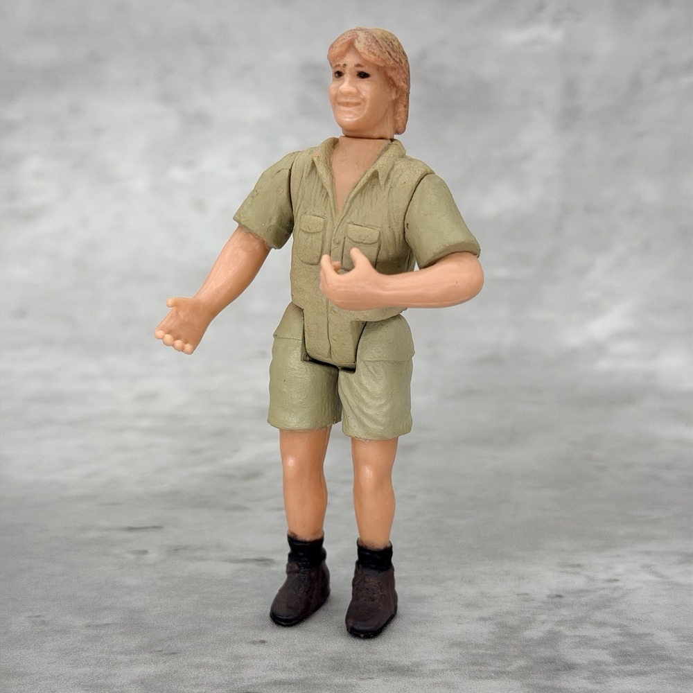 Steve Irwin Action Figure Crocodile Hunter Eco Expedition Australian Walkabout